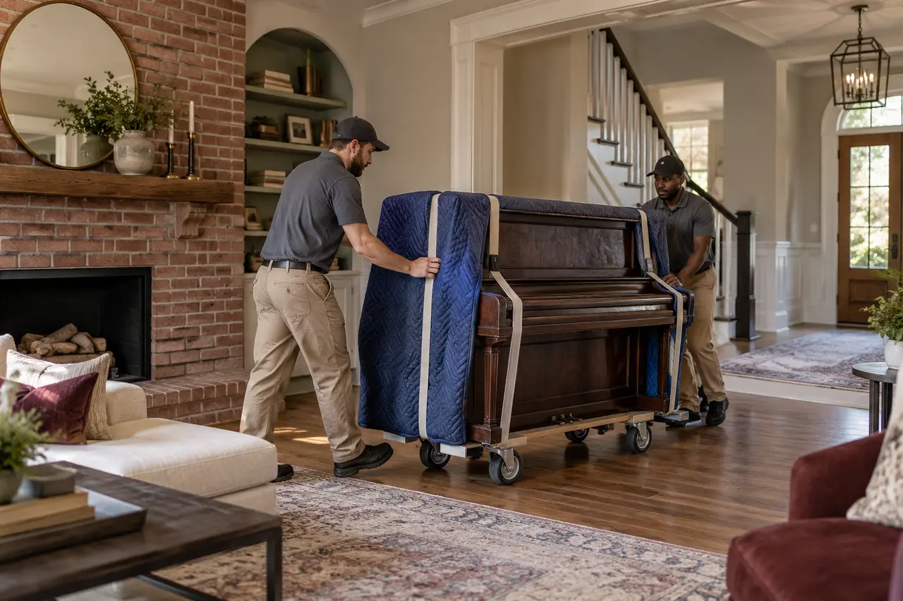 Learning How to Move a Piano Downstairs — Nashville, TN 37013 Learning How to Move a Piano Downstairs — Nashville, TN 37013